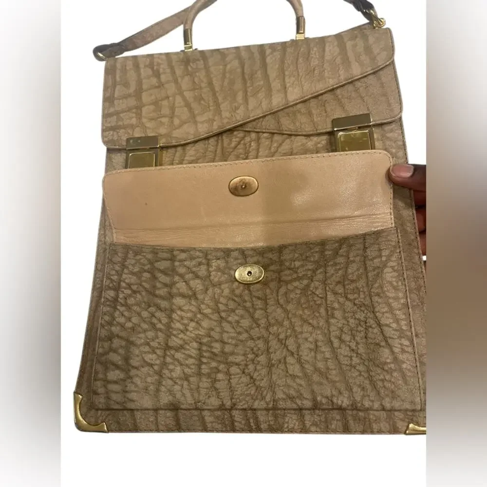 Lorenzi Genuine Buffalo Messenger/Shoulder Unisex Hand Bag